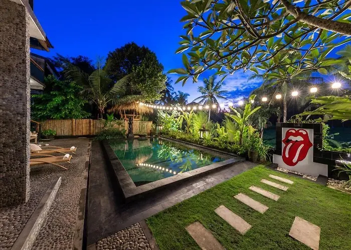 Family Villa, Shared Pool, Garden, Rice Field & Jungle Views Ubud